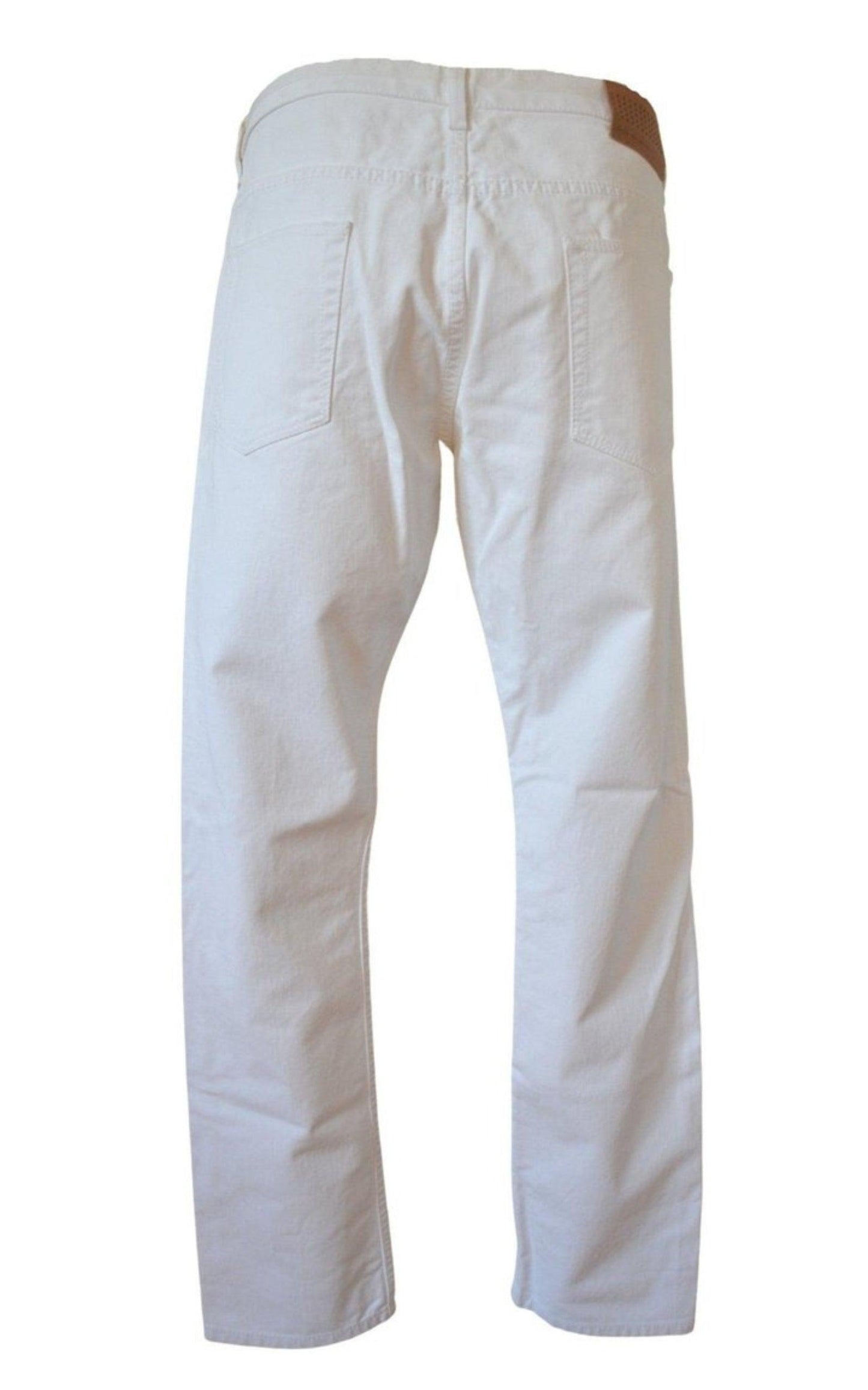 White Denim Jeans Dries Van Noten