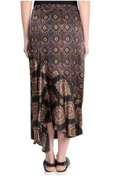 Wrap Silk Blend Skirt Dries Van Noten