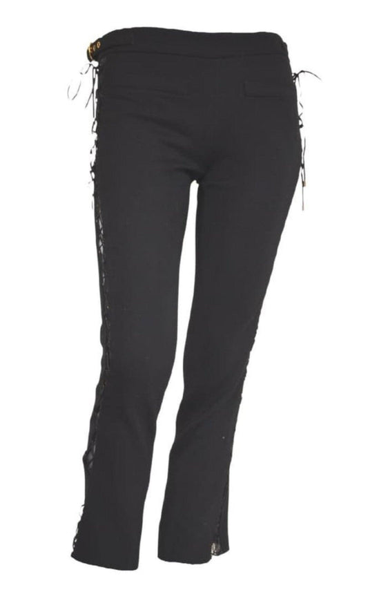 Criss Cross Peekaboo Leg Pants Emilio Pucci