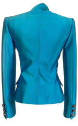 Fausto Puglisi Silk Double Breasted Silk Blazer Fausto Puglisi