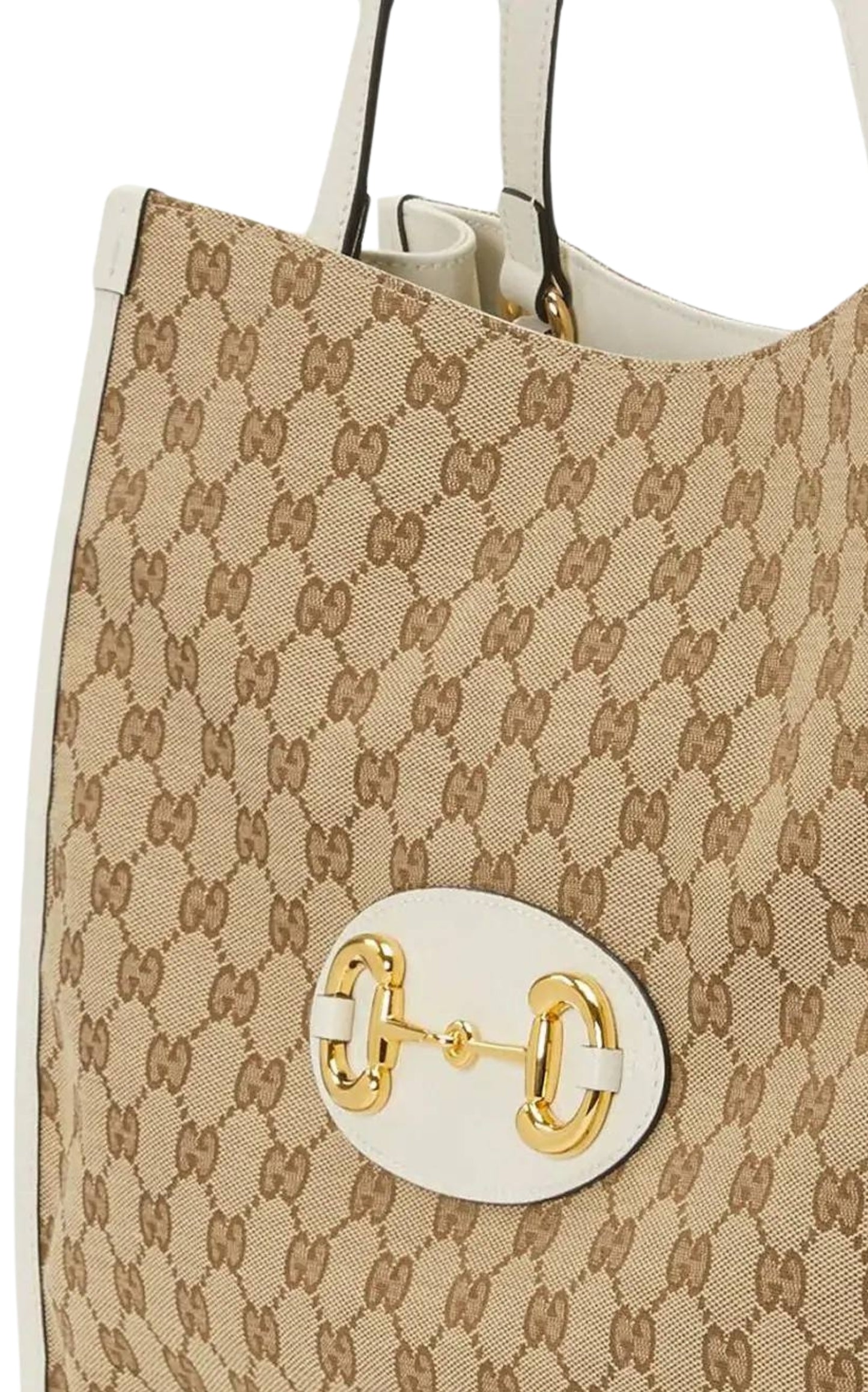 Gucci Beige 1955 Horsebit Medium Tote Bag