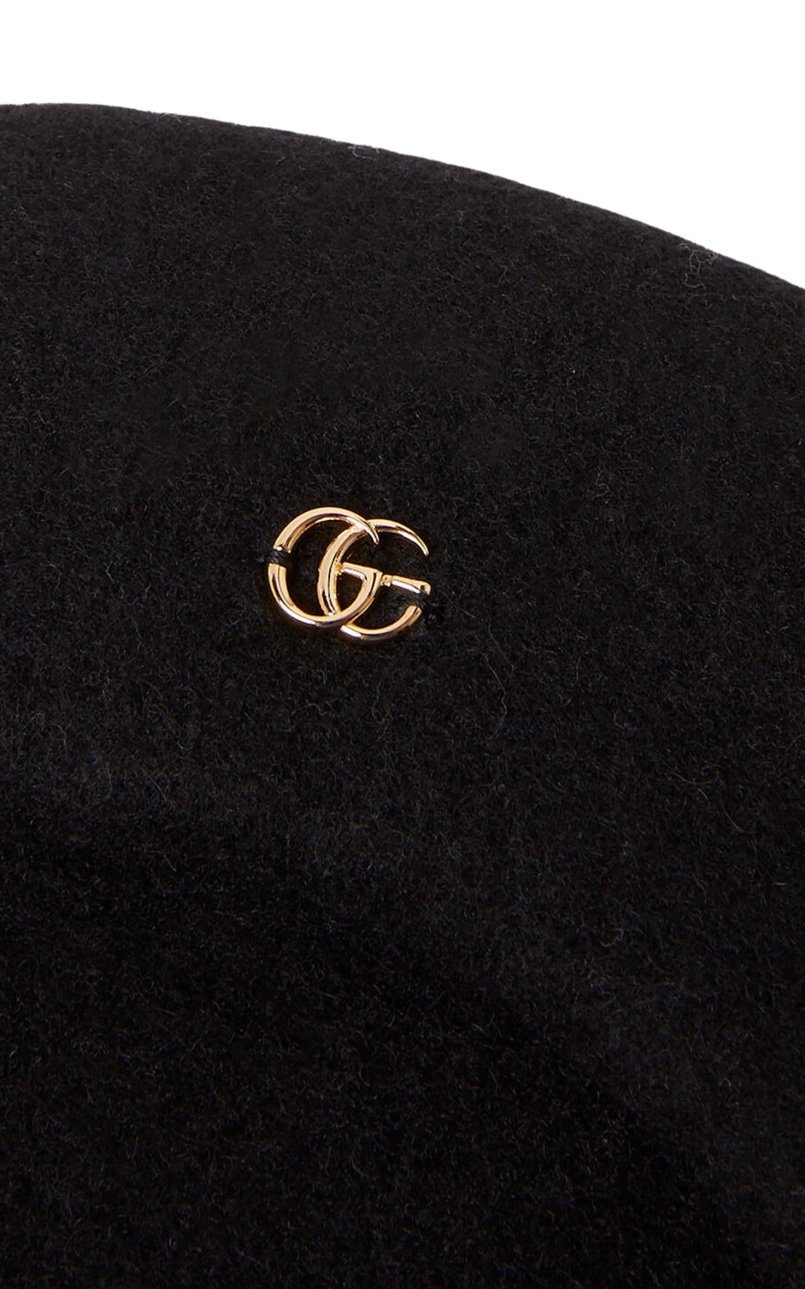 Black Felt Wool Beret Gucci