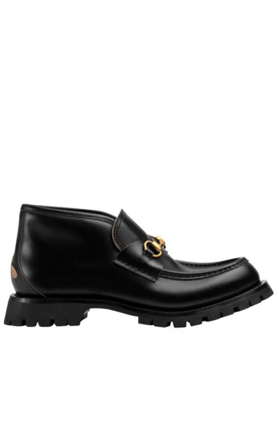 Calfskin Cordovan Horsebit Loafers Gucci