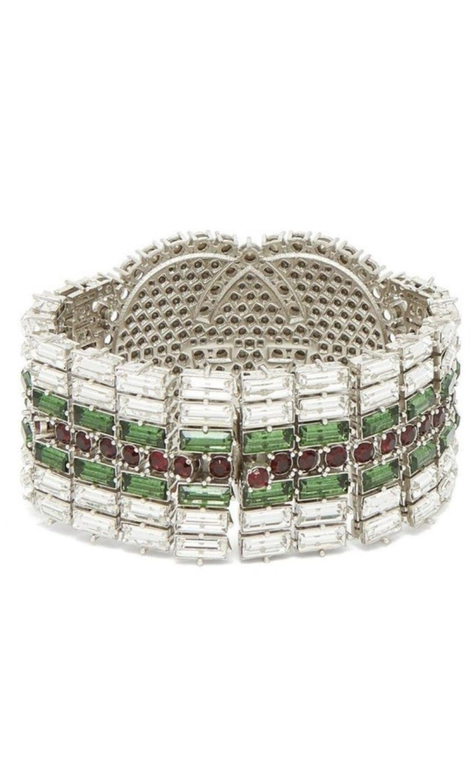 Crystal-embellished Tennis Bracelet Gucci