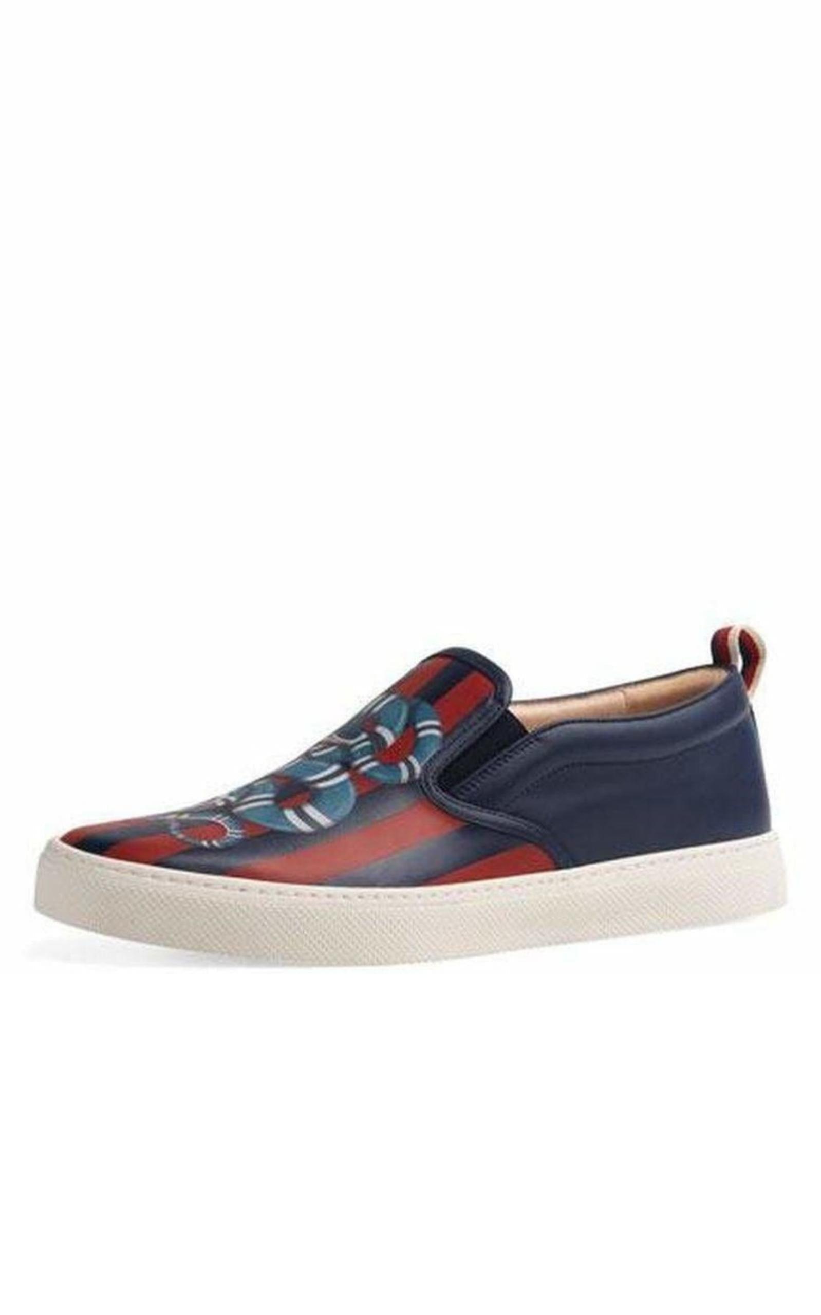 Dublin Print Slip-On Sneaker Gucci