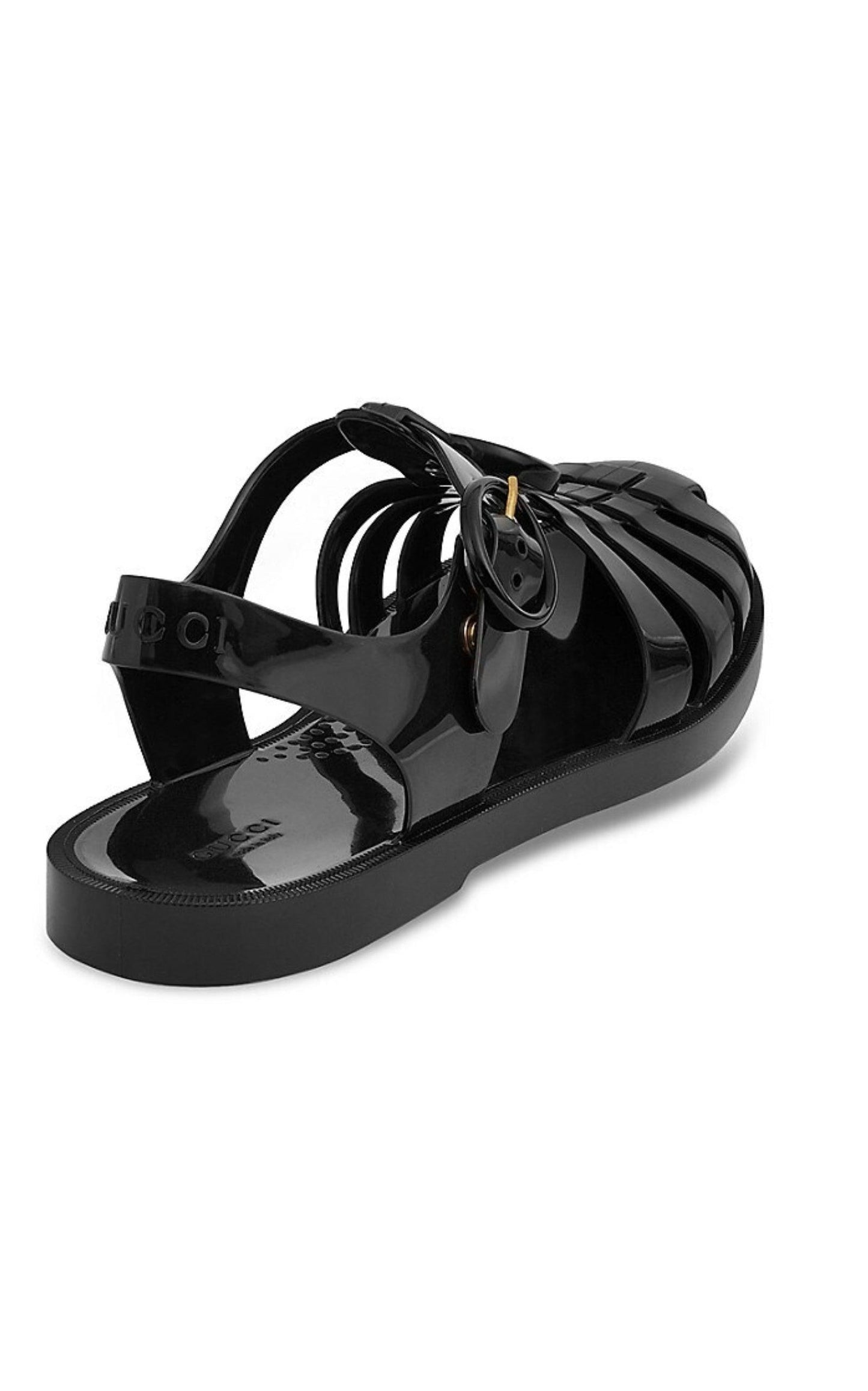 GG Logo Cut-Out Strapped Sandals Gucci