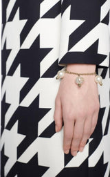 Interlocking G Bracelet with Pearls Gucci