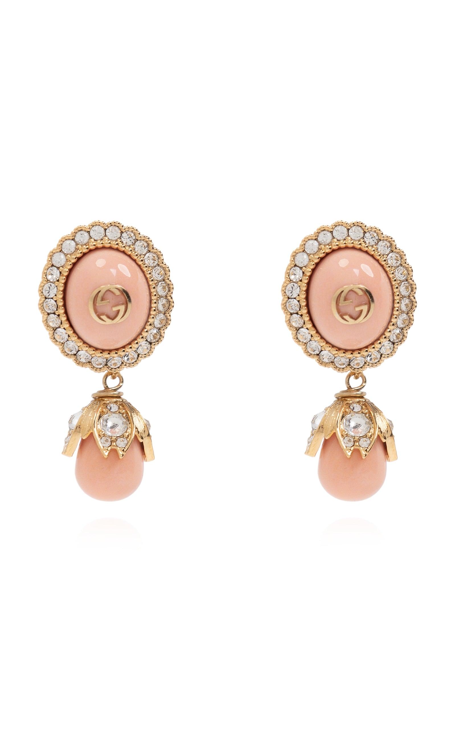 Gucci Interlocking G Pearl Earrings - Runway Catalog