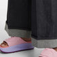 Gucci Miami GG-Embossed Pink Rubber Slides - Runway Catalog