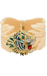 Rajah Resin Leaf Bracelet Gucci