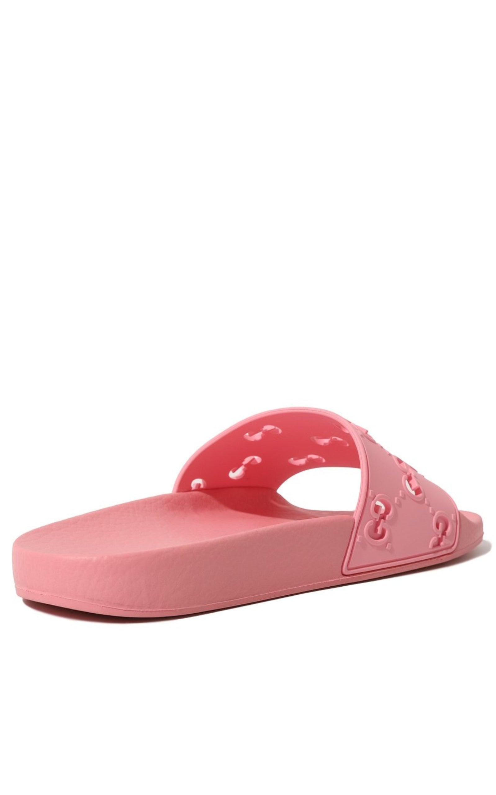 Rose GG Slide Sandal Gucci