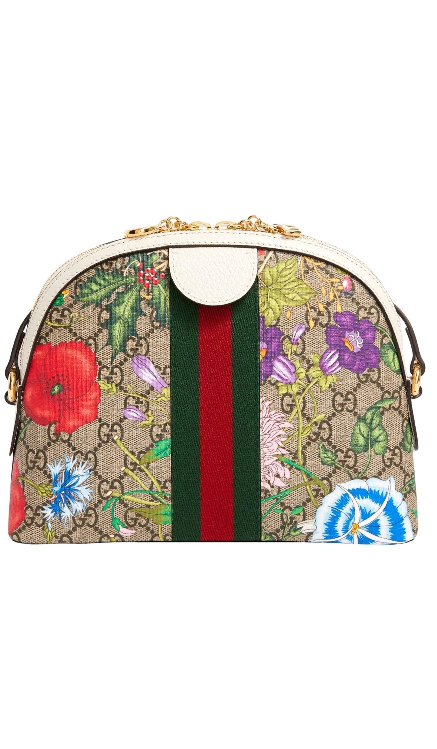 Small Ophidia Flora Shoulder Bag Gucci