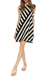 Gucci Striped Jacquard Sleeveless Dress - Runway Catalog