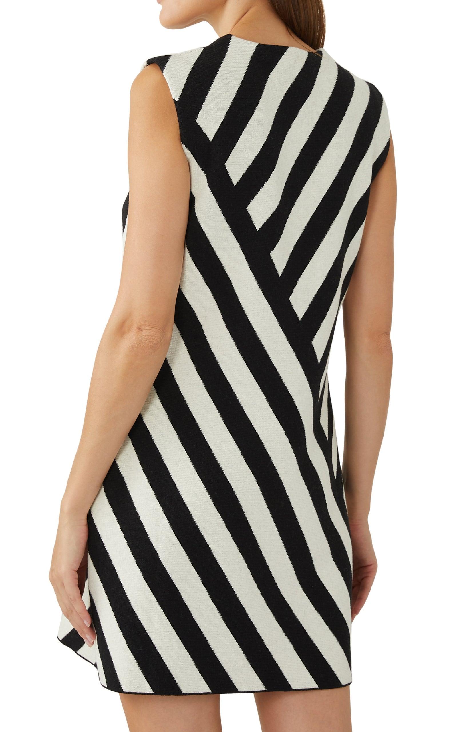 Gucci Striped Jacquard Sleeveless Dress - Runway Catalog