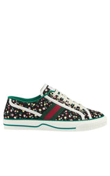 Tennis 1977 Floral Low Top Sneaker Gucci