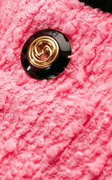 Wool Blend Pink Shift Dress Gucci