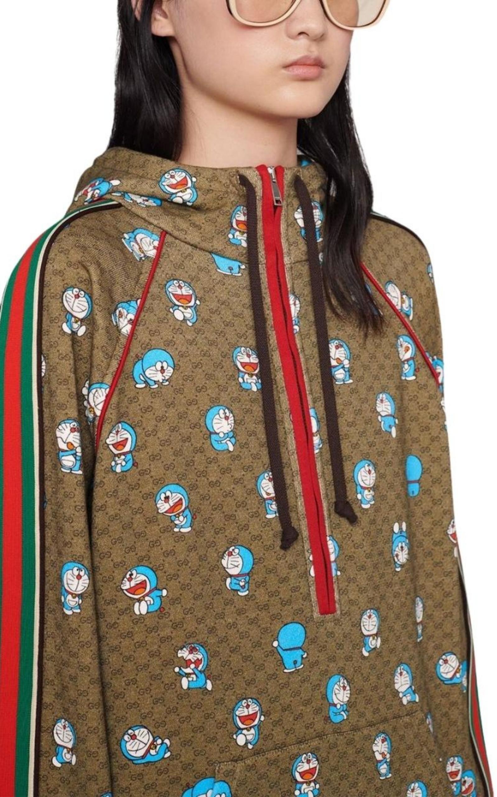 X Doraemon GG Supreme Cotton Dress Gucci