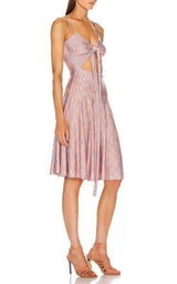 Pink Monaco Wrap Dress Jacquemus