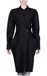 Hourglass Wool Coat Jean Paul Gaultier