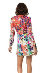 Bloom Floral Print Silk Dress Mary Katrantzou