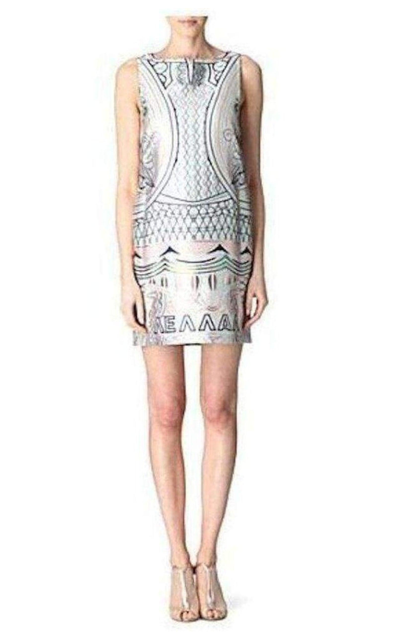 Lella Printed Jacquard Dress Mary Katrantzou