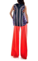 Red Sailor Wool Trousers Pants Mary Katrantzou