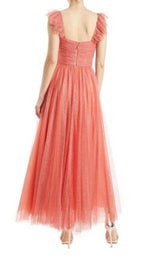 Glitter Tulle Cocktail Dress Monique Lhuillier