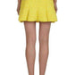 Yellow Tweed Mini Skirt Nina Ricci