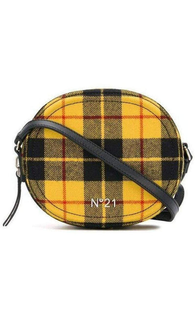 Round Checked Tartan Crossbody Bag Nº21