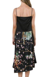 Printed Asymmetric Dress Paco Rabanne