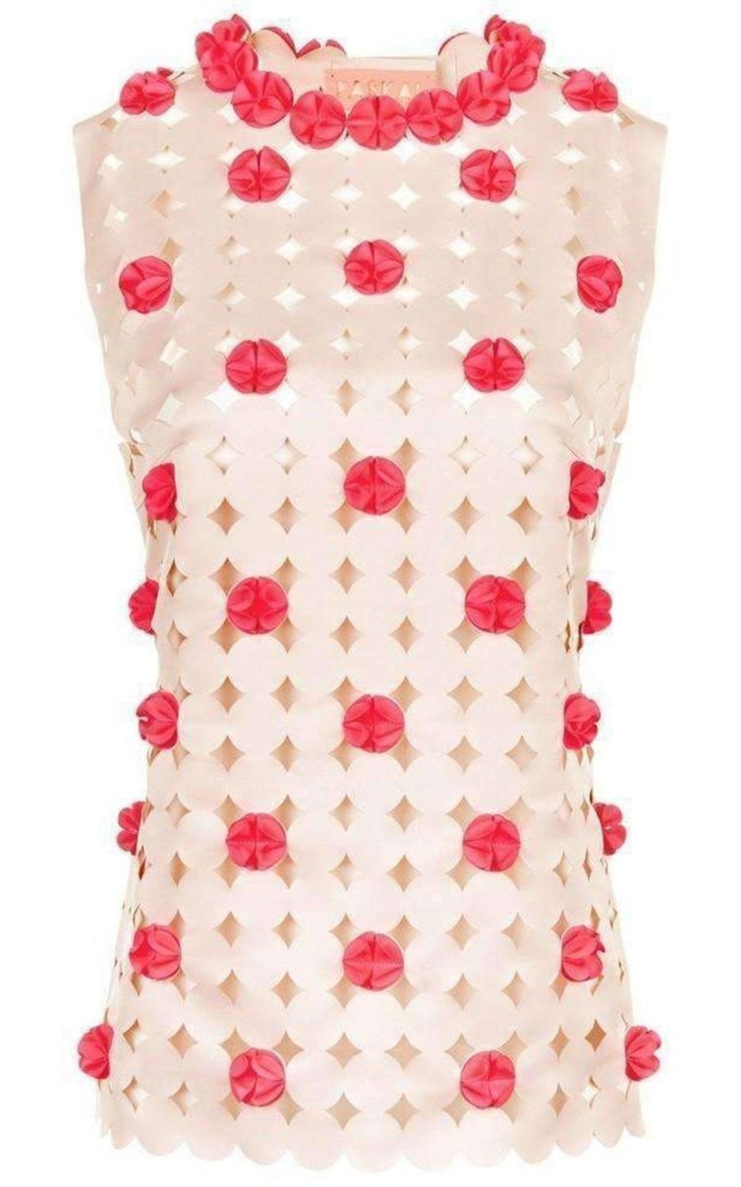 Blush Pink Laser-Cut Top Paskal