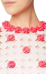 Blush Pink Laser-Cut Top Paskal