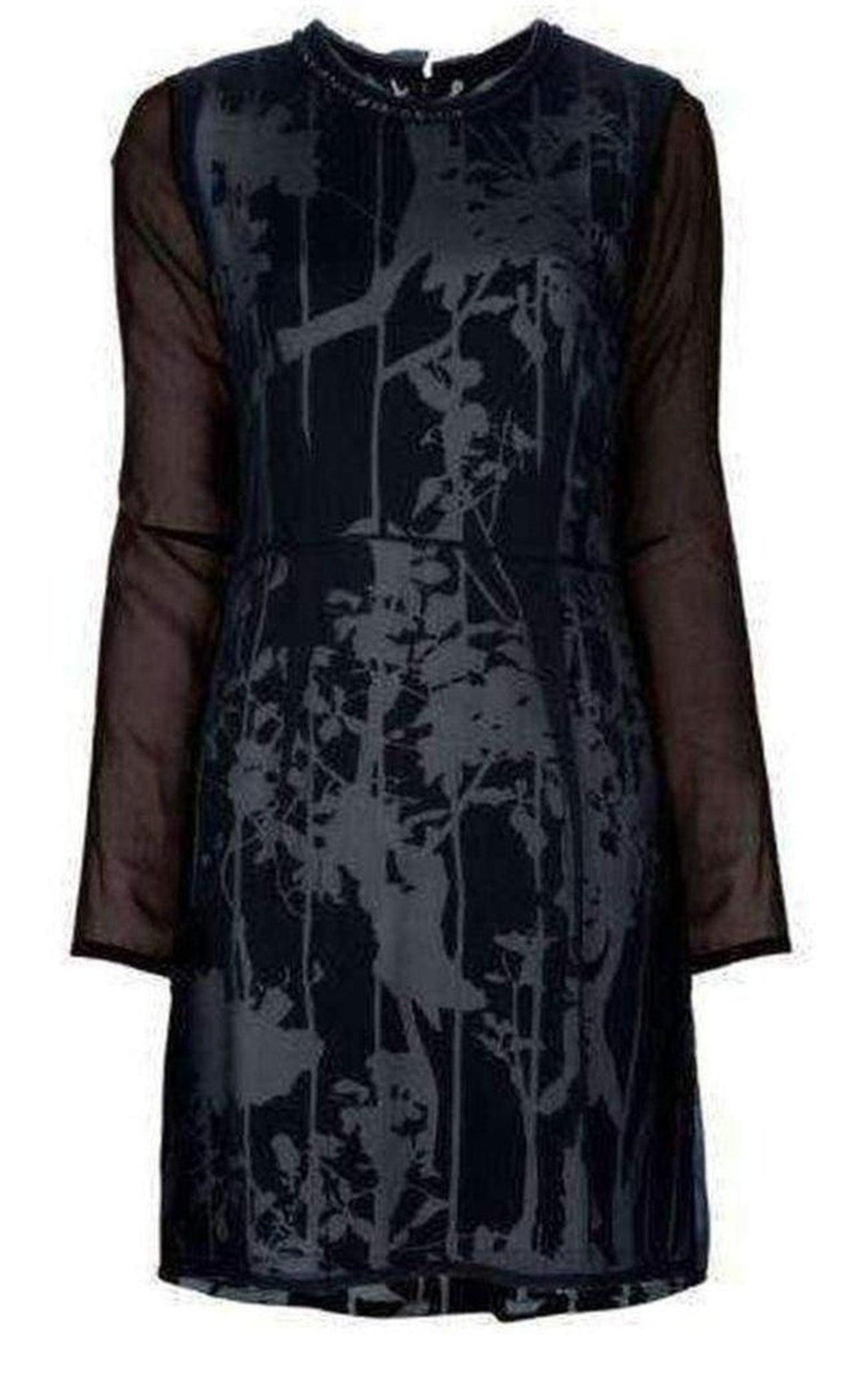 Silk Foral Black Dress Phillip Lim