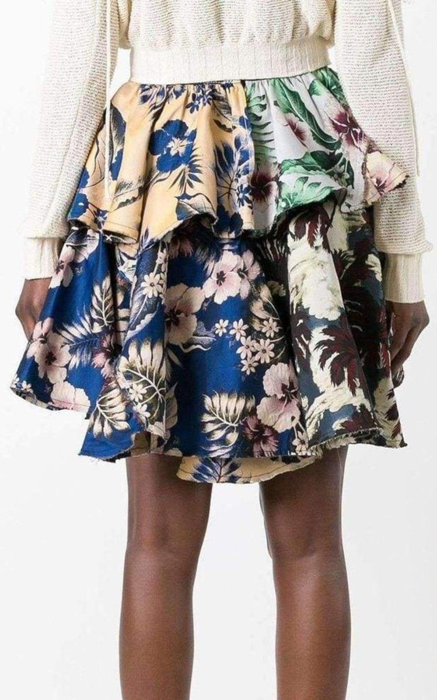 Floral Print Skirt Philosophy Di Lorenzo Serafini