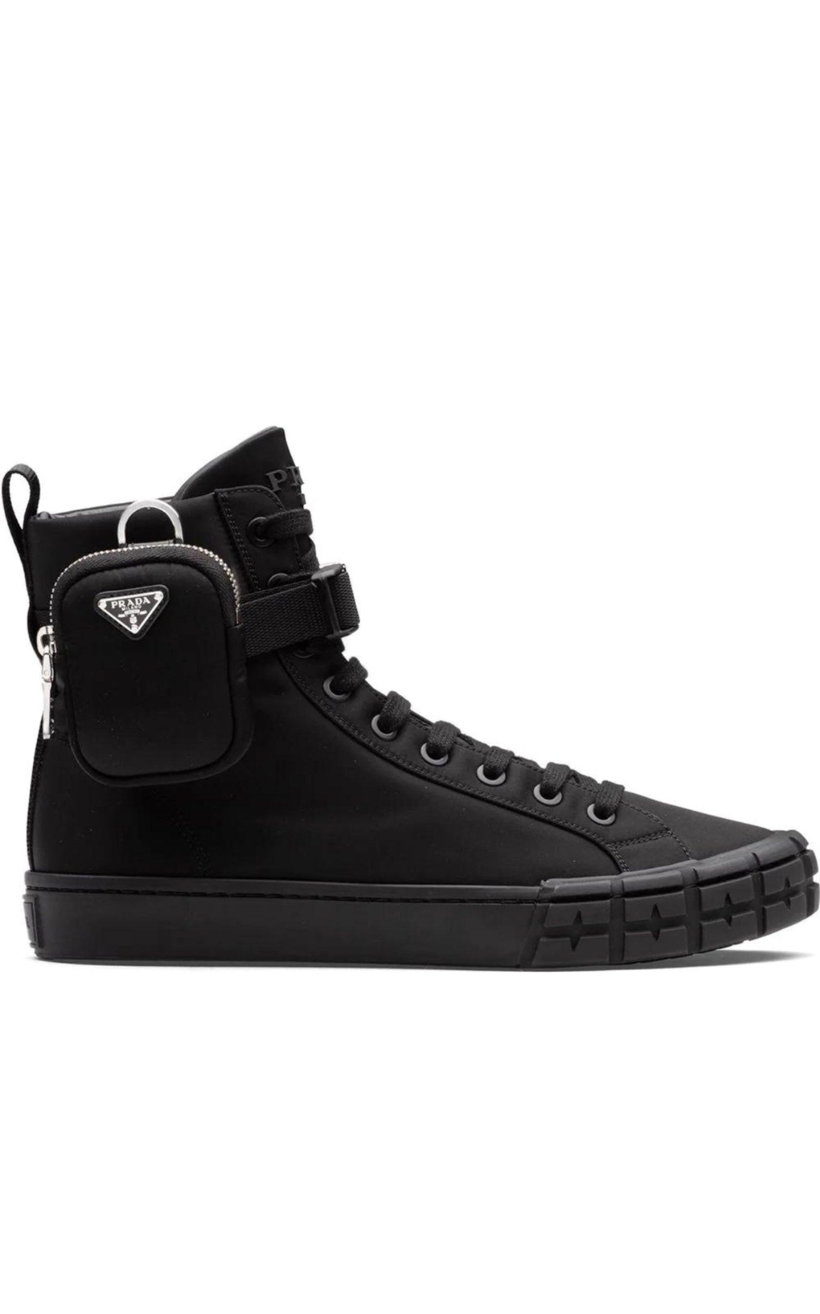 Wheel High Top Sneaker Prada