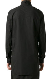 Black Cotton Island Shirt Rick Owens