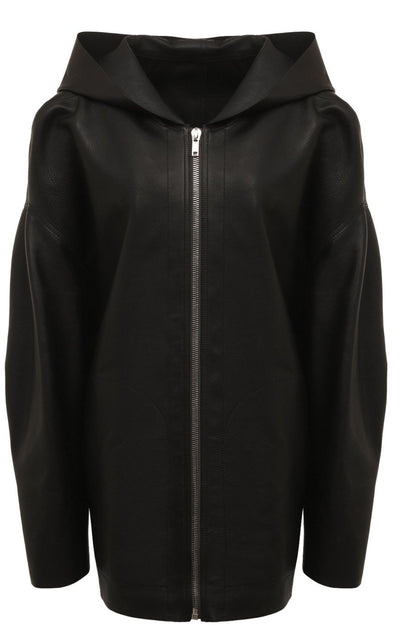 Black Peter Leather Jacket Rick Owens