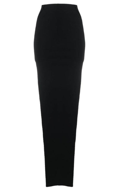 Side Slit Pull-on Skirt Rick Owens