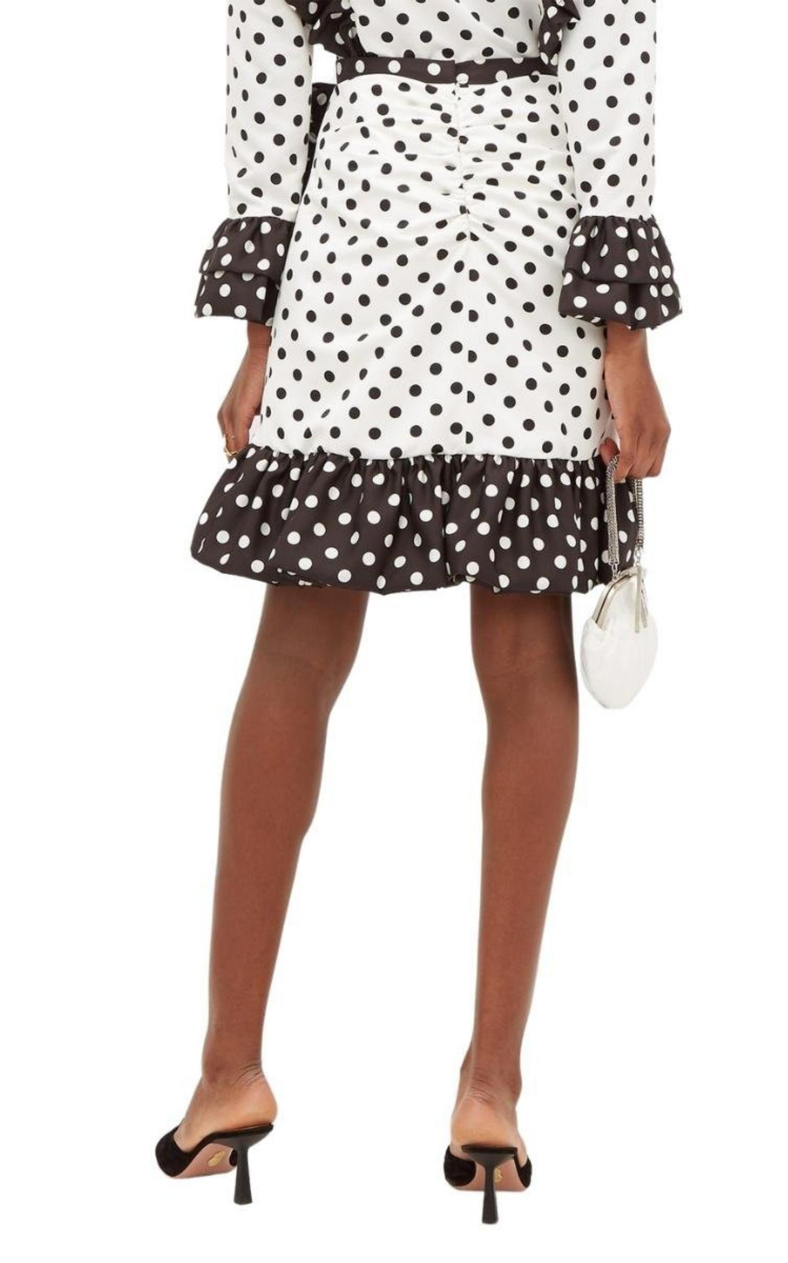 Ruffled polka-dot skirt Rodarte