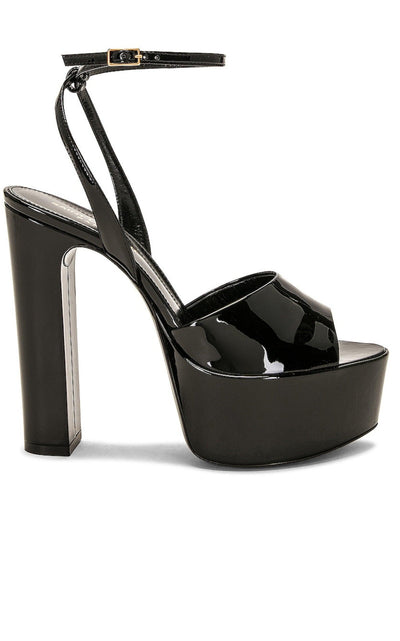 Jodie Peep Toe Platform Heels Pump Saint Laurent