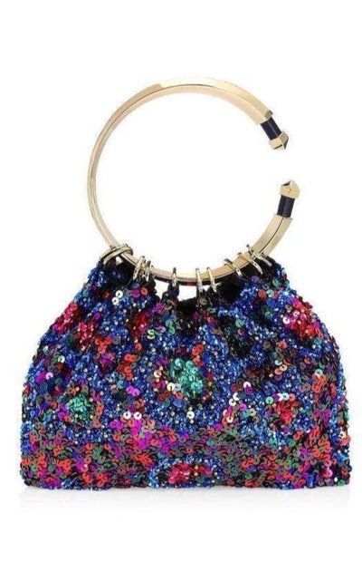 Bebop Loop Sequin Clutch Valentino