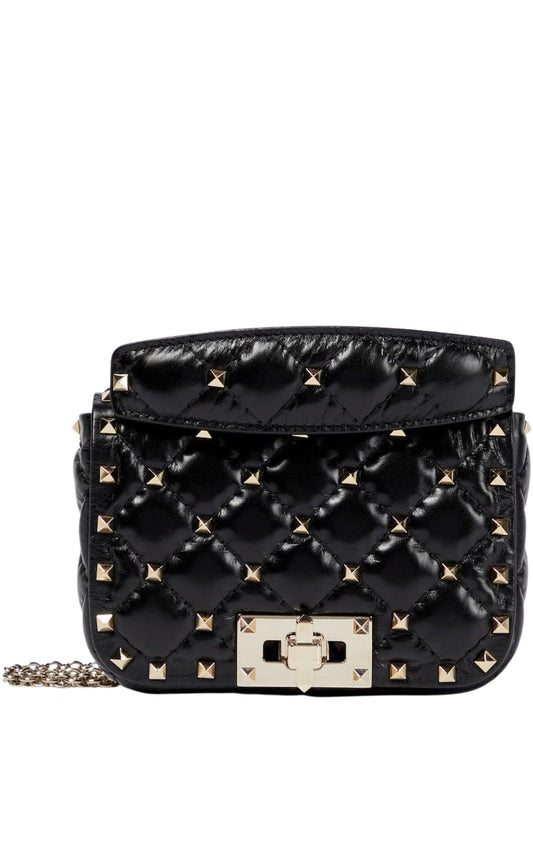 Rockstud Spike Mini Leather Shoulder Bag Valentino