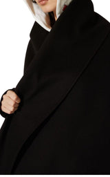 Wool-Cashmere Cape Coat Valentino