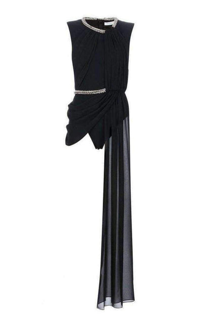 Embellished Draped Body Top Dress Viktor & Rolf