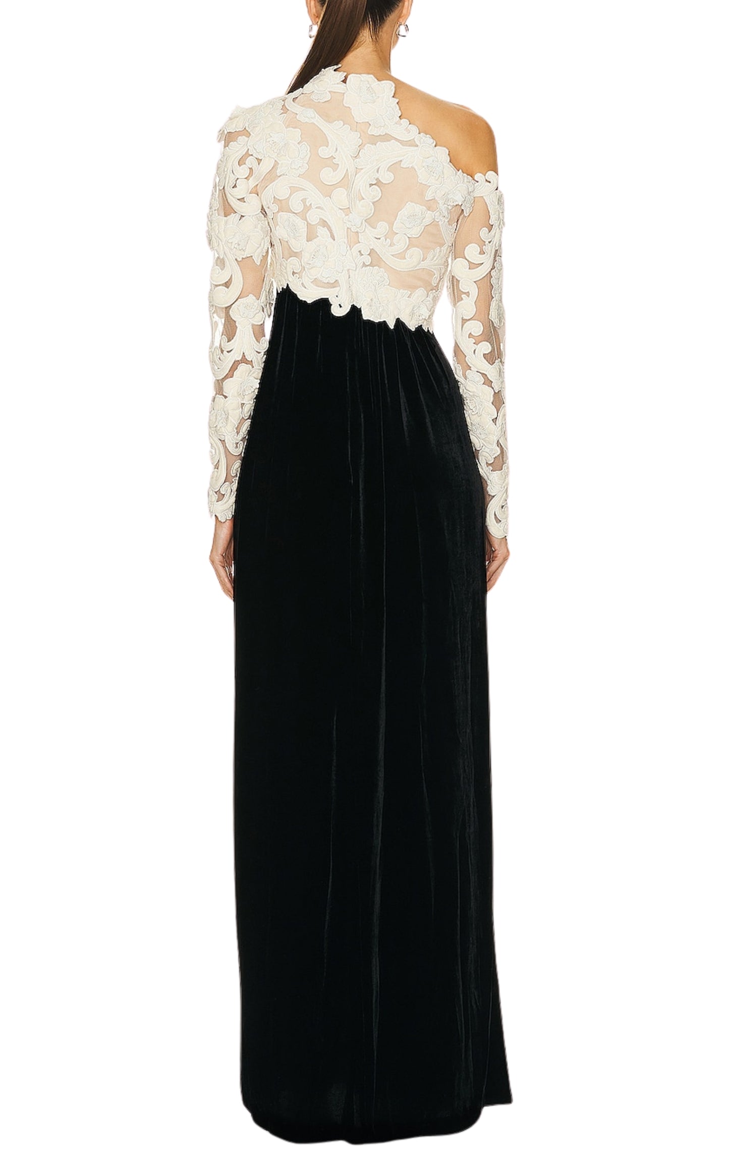 Sensory Lace and Velvet Gown Zimmermann